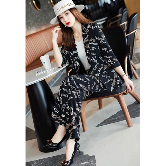 Set bộ vest nữ tay lỡ 3 món bao xinh size M l XL 2Xl