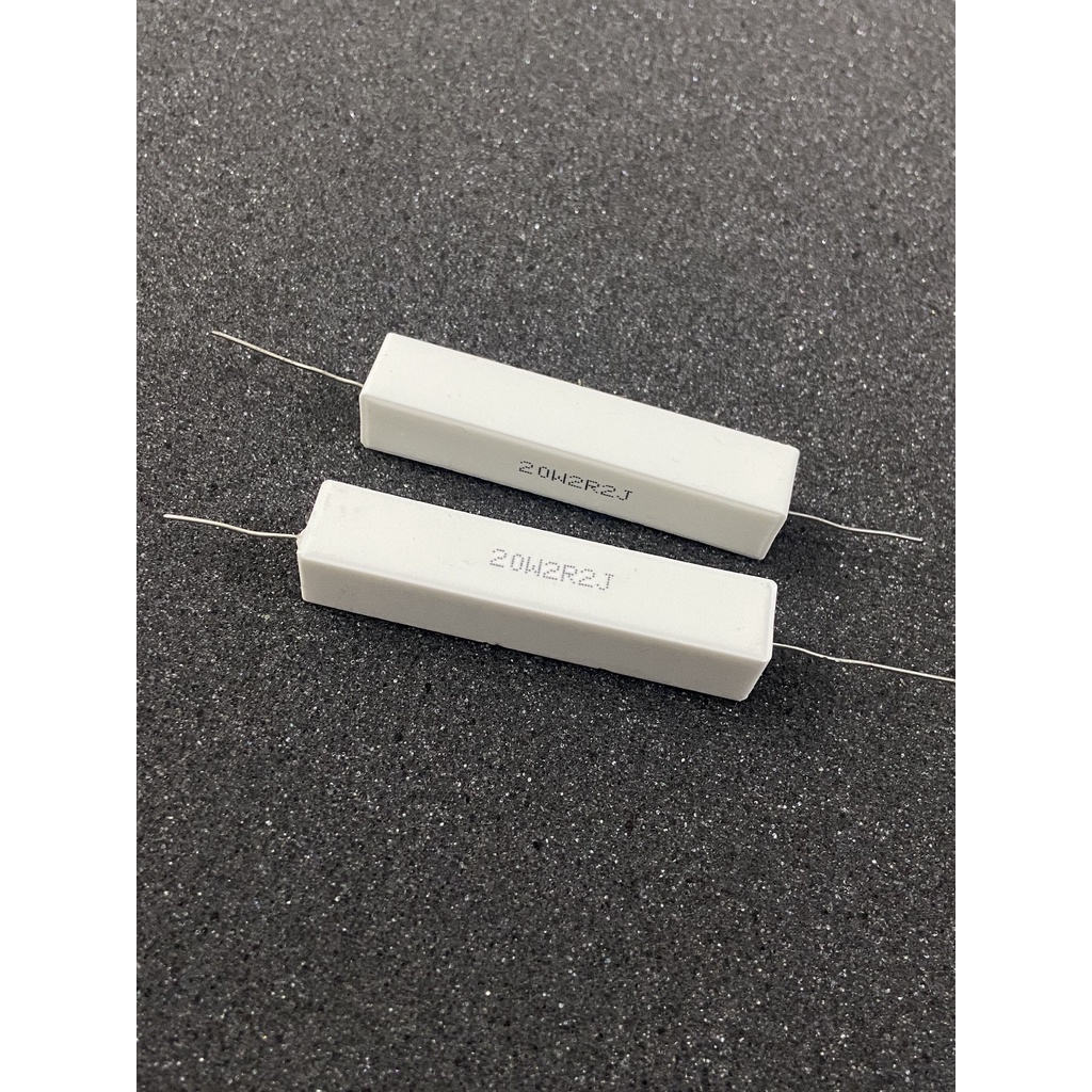 Trở sứ 2.2 ôm 20 wat loại tốt cho mạch phân tần loa