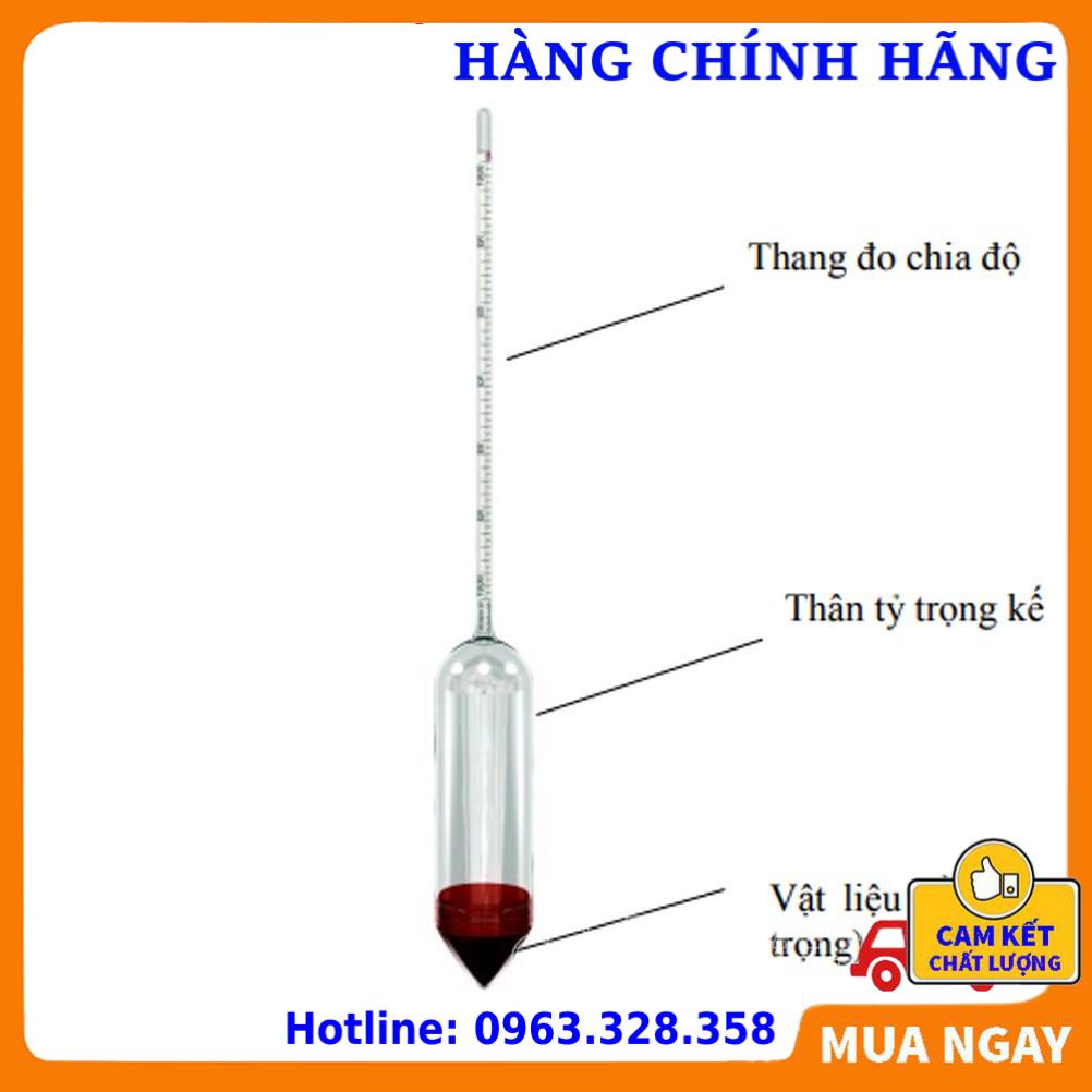 Dụng Cụ Đo Nồng Độ Cồn, Tửu Kế Đo Nồng Độ Rượu, [0 - 100 độ]