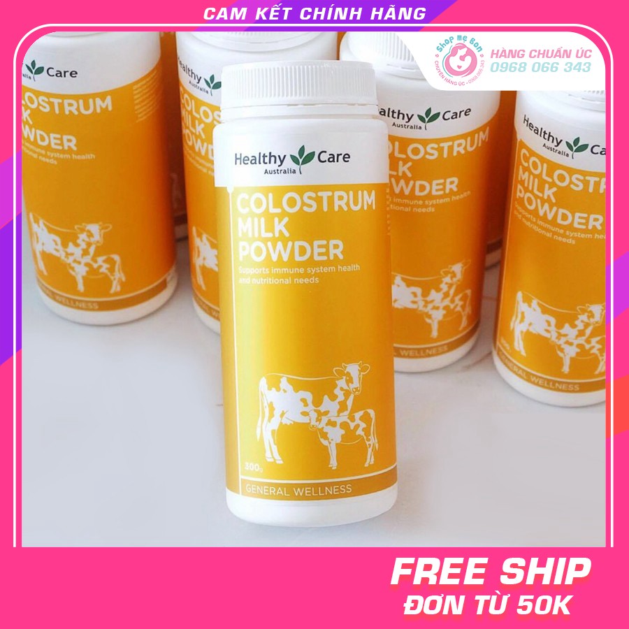 Sữa non Colostrum Milk Powder Healthy Care, dạng bột, 300g - Úc