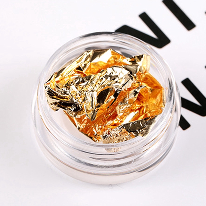 Giấy Foil Vàng / Bạc Siêu Mỏng Dán Trang Trí Móng Tay