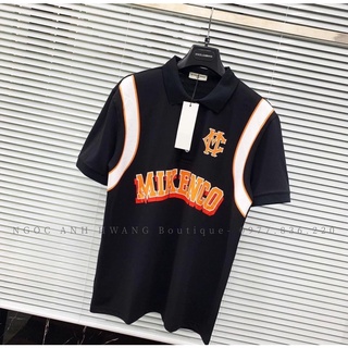 Áo phông polo cổ đức miken form rộng tay lỡ kiểu dáng nam nữ unisex trẻ trung năng động- áo thun tay lỡ ulzzang