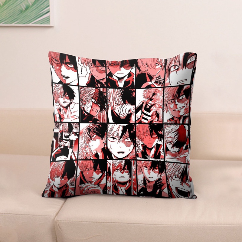 Vỏ gối in hình nhân vật phim My Hero Academia phong cách