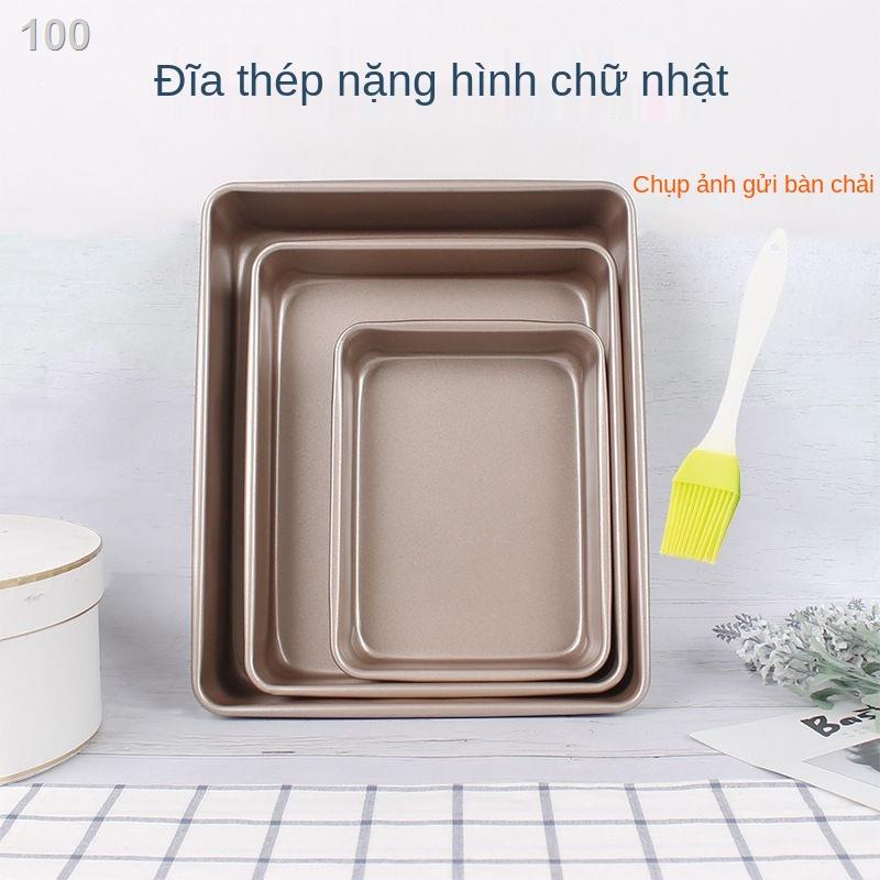 Chảo nướng hình vuông Lò nướng gia dụng Khuôn bông tuyết Khuôn nướng bánh mì không dính Bánh mì Bánh quy Cánh gà Chảo nư