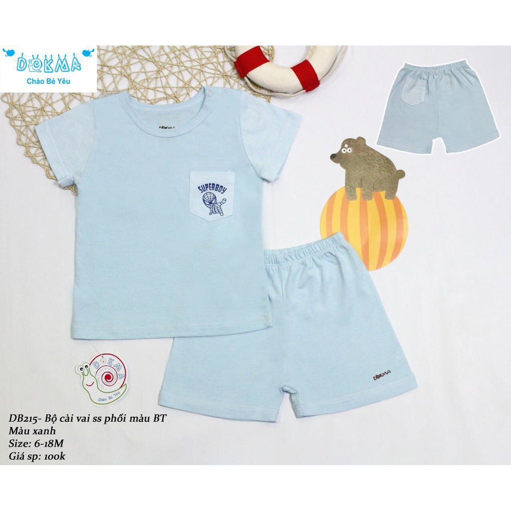 Dokma - Bộ cài vai phối màu sợi tre 6-18m BT