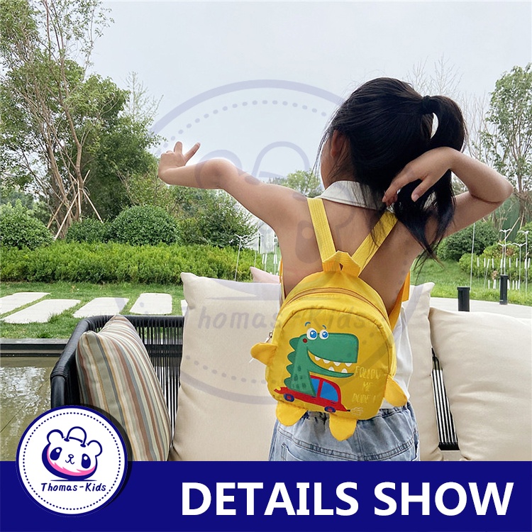 Ba Lô Mini Hình Khủng Long Hoạt Hình Dễ Thương Cho Bé Mẫu Giáo