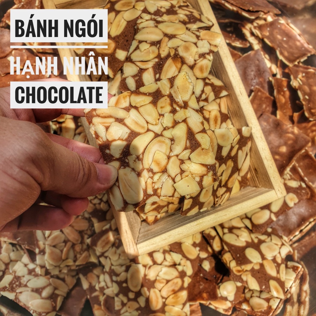1 Kg Bánh Ngói Hạnh Nhân Mix Vị Thơm Ngon
