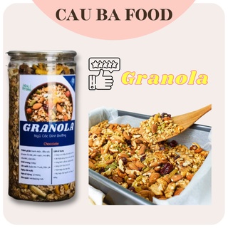 GRANOLA HẠT DINH DƯỠNG - MIX NGŨ CỐC ĂN KIÊNG - KHÔNG ĐƯỜNG - NGUYÊN VỊ