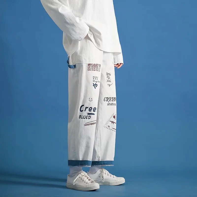 Quần Dài Phong Cách Hàn Quốc Cá Tính Thời Trang Cho Nam / Nữ Size S-3XL | BigBuy360 - bigbuy360.vn