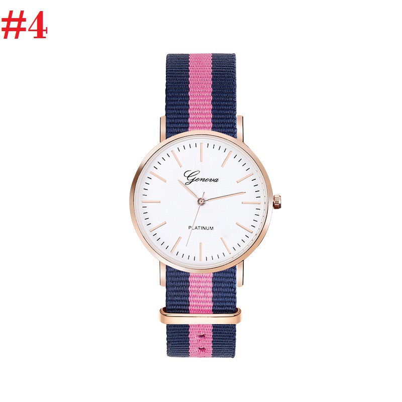 Đồng hồ thời trang Unisex dây vải nato Geneva PKHRGE058