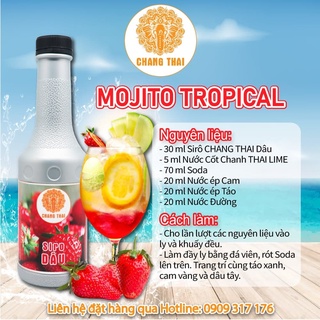 Siro Dâu Chang Thai 1000ml