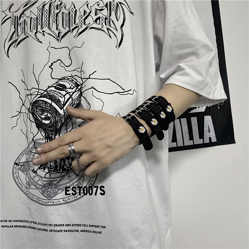 [Mã FAJGT8 giảm 15% đơn 99K] Vòng tay Unisex hoa cúc dành cho nam nữ Hot Trend PK10 Miucho | BigBuy360 - bigbuy360.vn