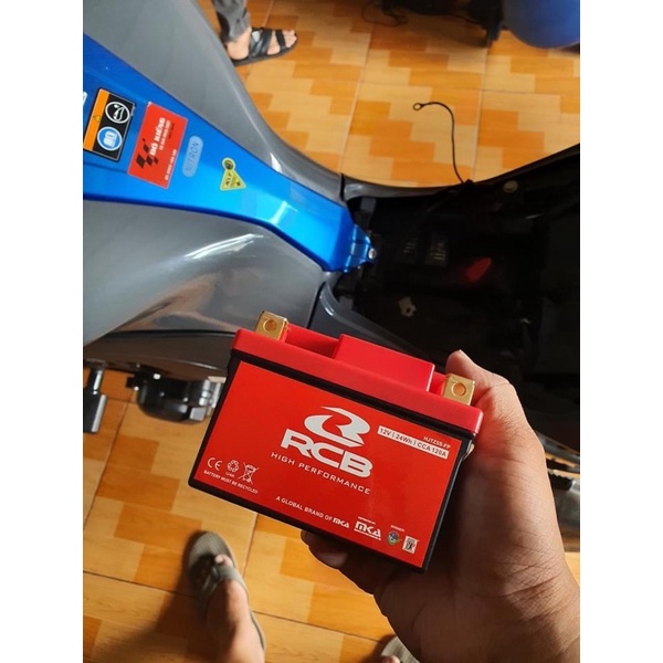 Bình pin Điện RCB Lithium gắn cho các loại xe  chính hãng
