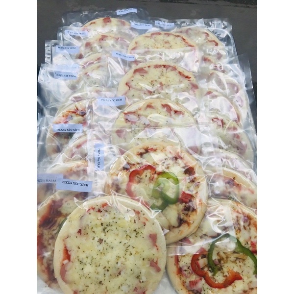 Pizza 16cm với 5 vị ngon ngon