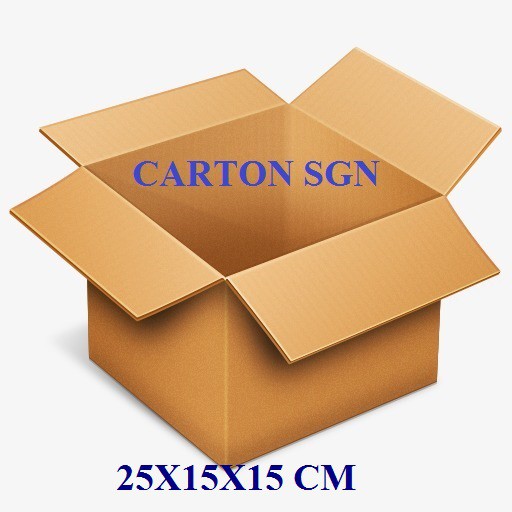 Thùng Carton 25x15x15 CM Bộ 60 Hộp Carton