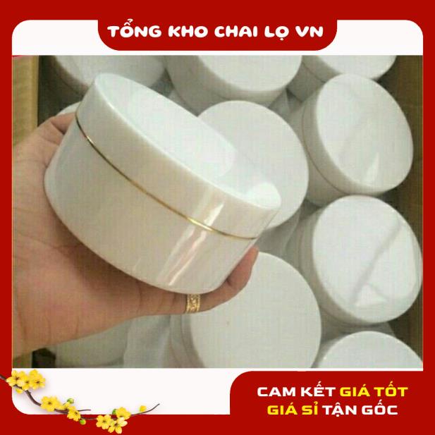 Hủ Đựng Kem ❤ SIÊU RẺ ❤ Hũ đựng kem body trắng đục 150g,200g , chai lọ mỹ phẩm , phụ kiện du lịch