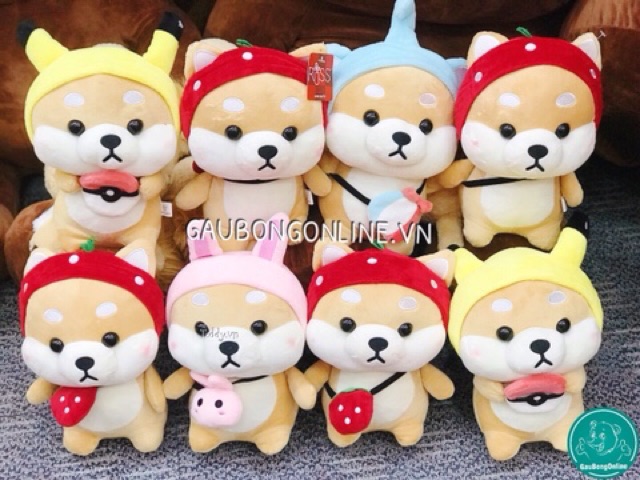 Chó bông Shiba Cosplay siêu cute 40 cm | BigBuy360 - bigbuy360.vn