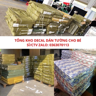 Decal dán tường trang trí sinh nhật cho bé