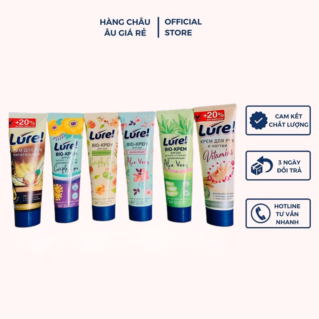 Kem Tay Lura Nhiều Màu, Kem Dưỡng Da Tay Chống Khô Da , 75ML