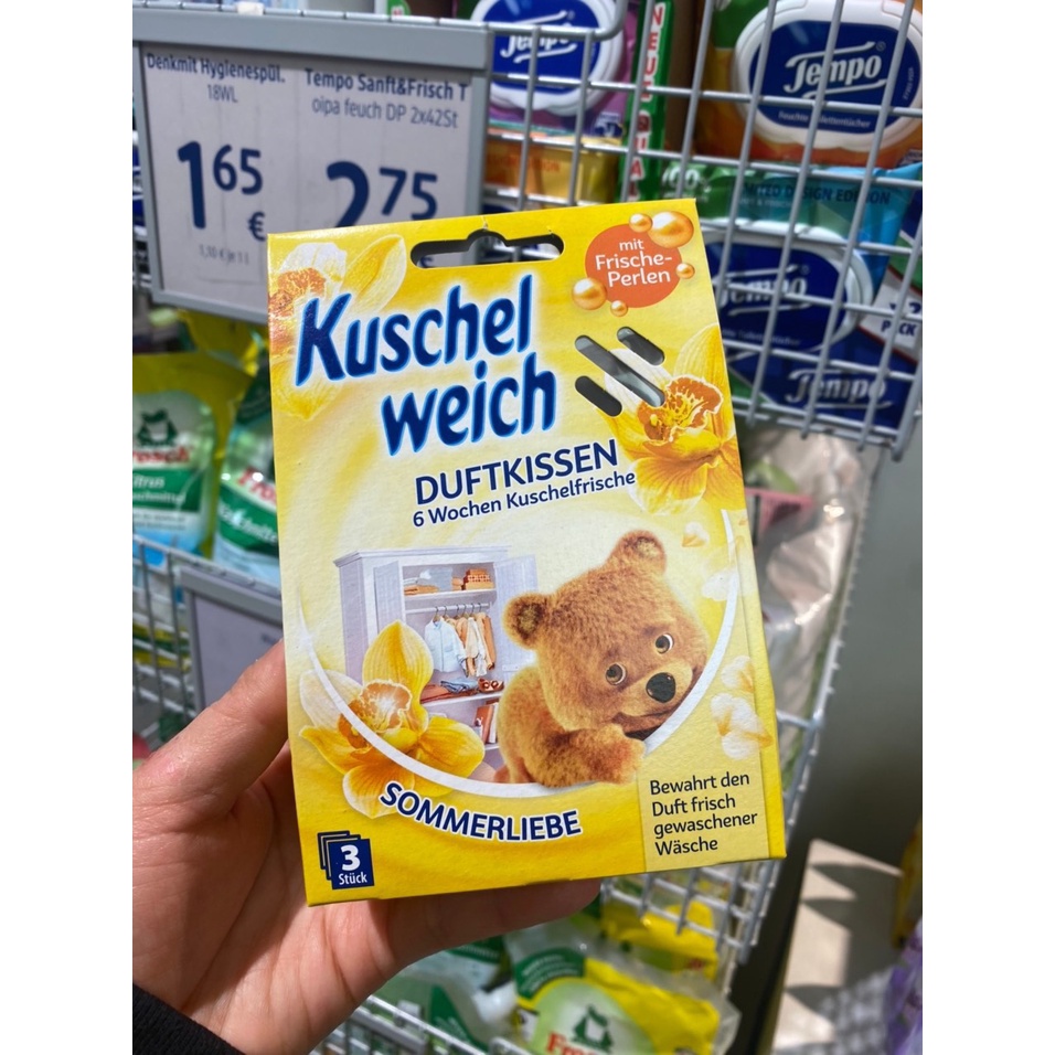 Túi thơm để tủ quần áo cho bé Kuschel Weich Đức, treo xe ô tô, phòng ngủ - Shop Viloet