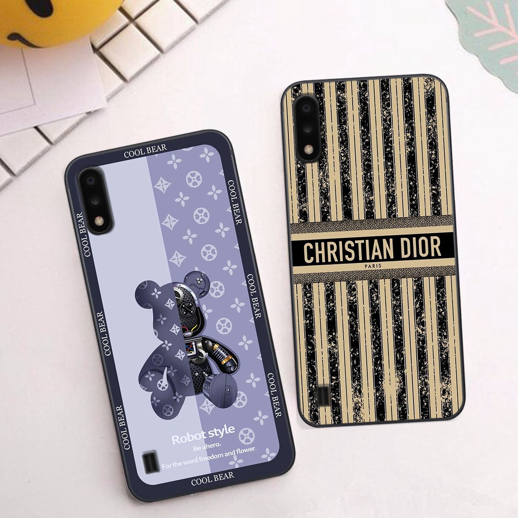 Ốp lưng Samsung A01 gấu, thời trang, cao cấp - RẺ BỀN ĐẸP