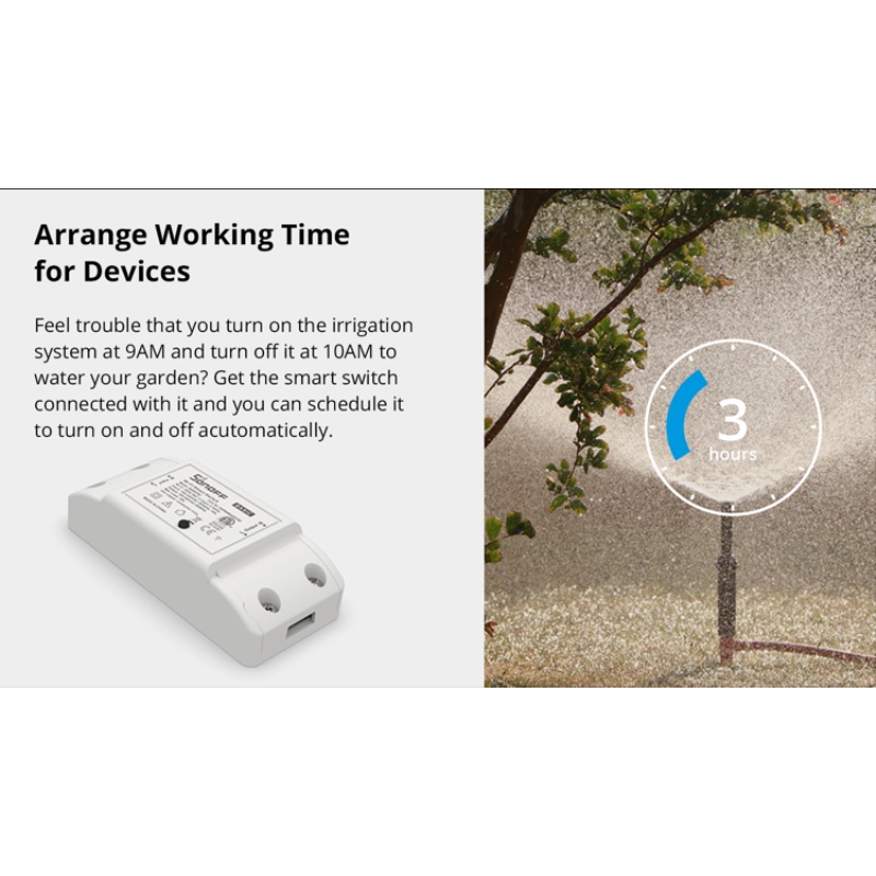 Sonoff Cơ Bản R2 10A Wifi EweLink điều khiển không dây thông minh Key