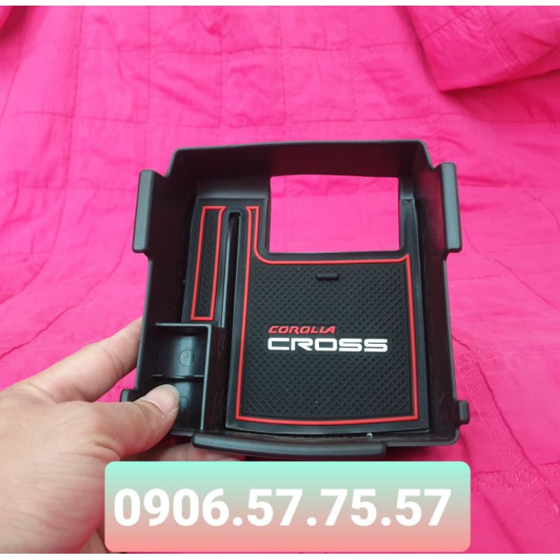 khay ngăn 2 tầng trong hộp tỳ tay dành cho Toyota CROSS