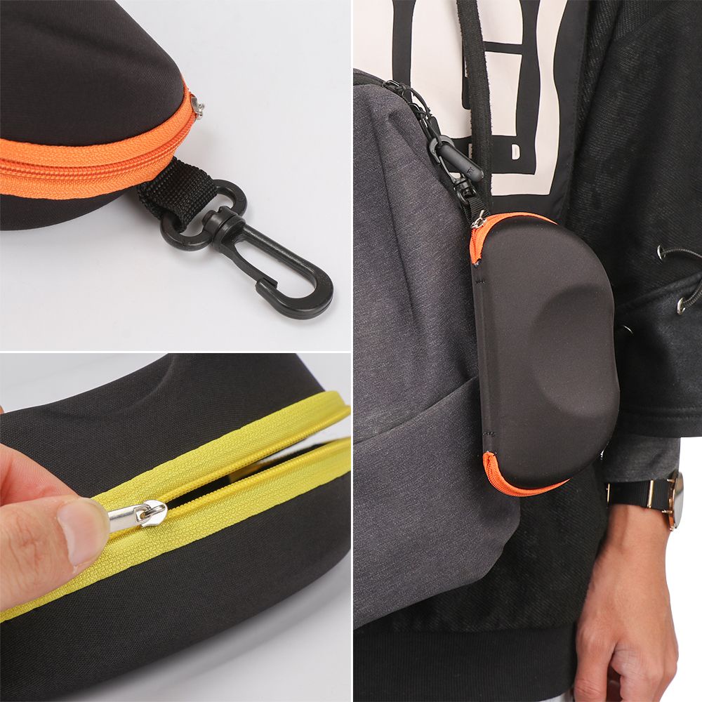 Hộp Cứng Đựng Mắt Kính Có Khóa Kéo Nhiều Màu Sắc Tiện Dụng