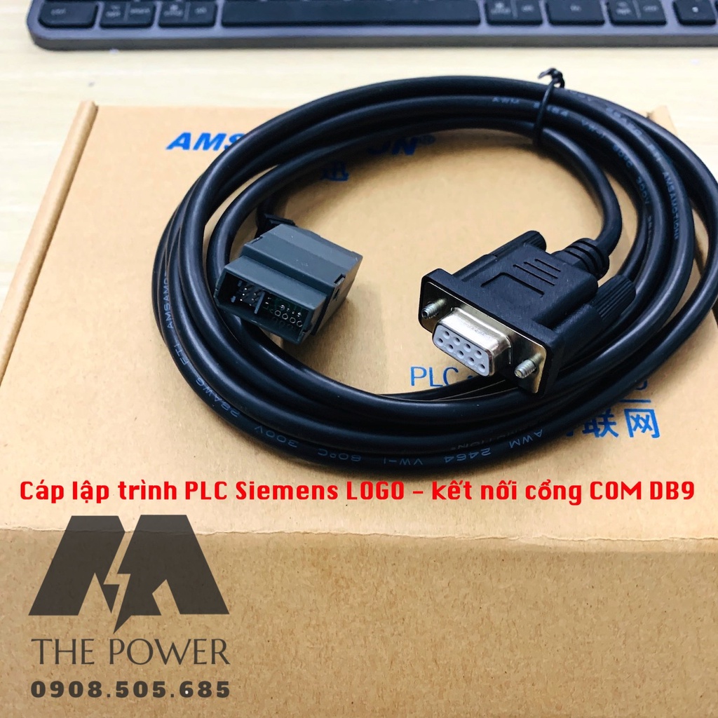 Cáp lập trình PLC Siemens LOGO - kết nối cổng COM DB9