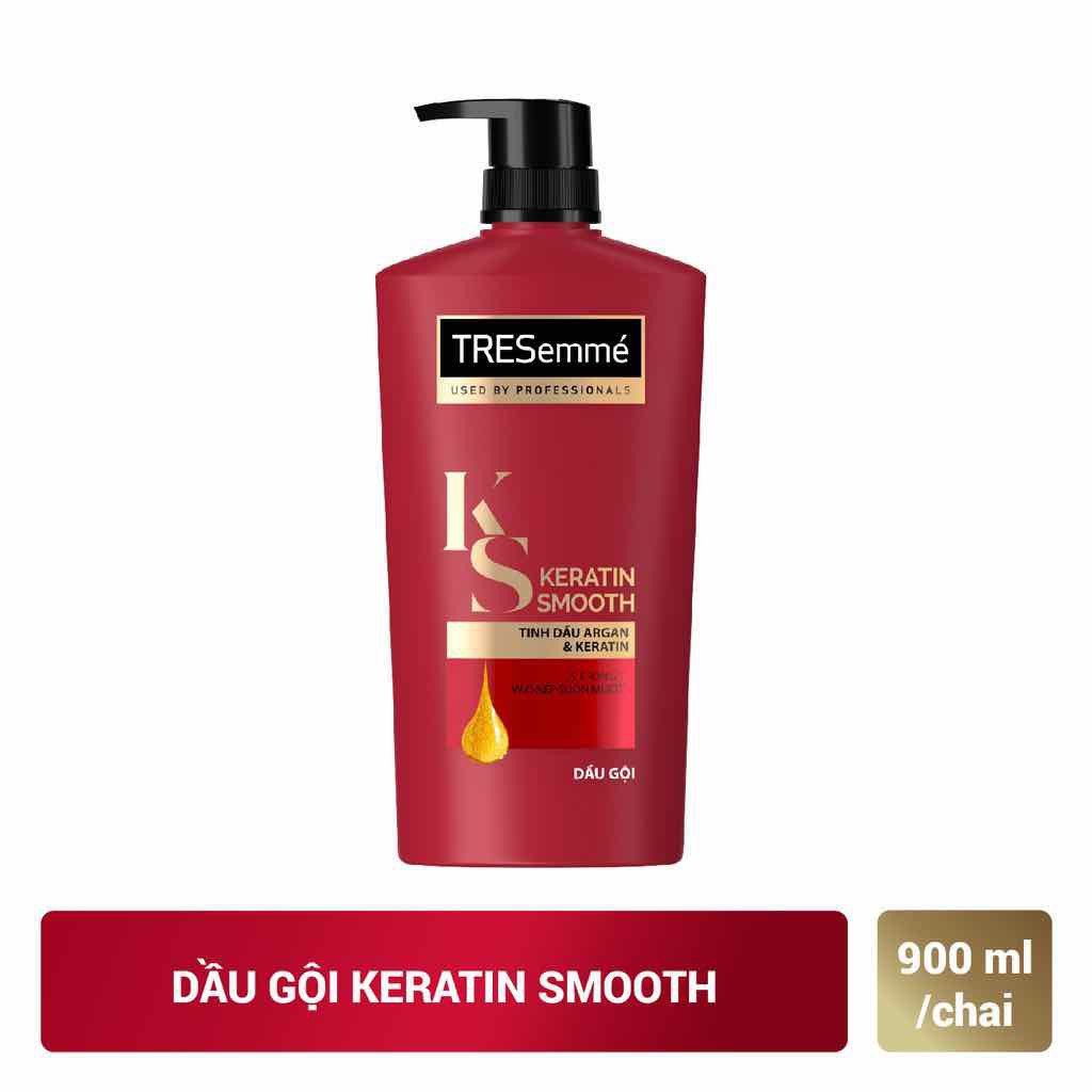 Dầu Gội TRESemme Keratin Smooth Tinh Dầu Argan 900ml