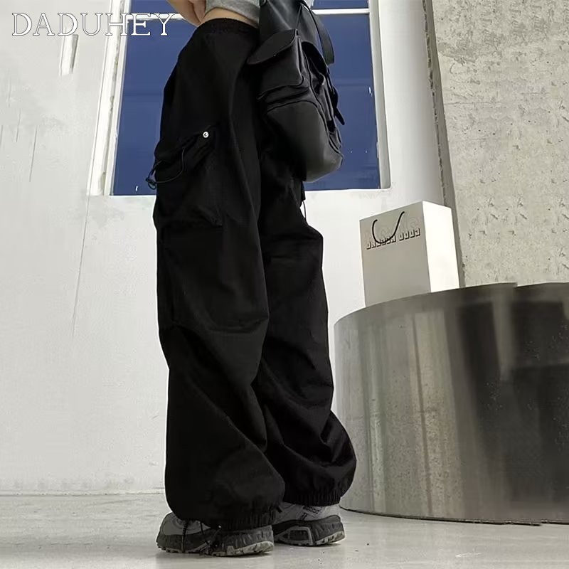 Quần jogger DaDuHey dài ống rộng phong cách đường phố Mỹ cổ điển cao cấp thời trang 2022 cho nam