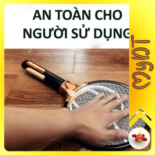 Vợt bắt muỗi, Vợt muỗi thông minh tự động bắt muỗi cao cấp có đèn LED hiển thị pin kiêm đèn ngủ mydt