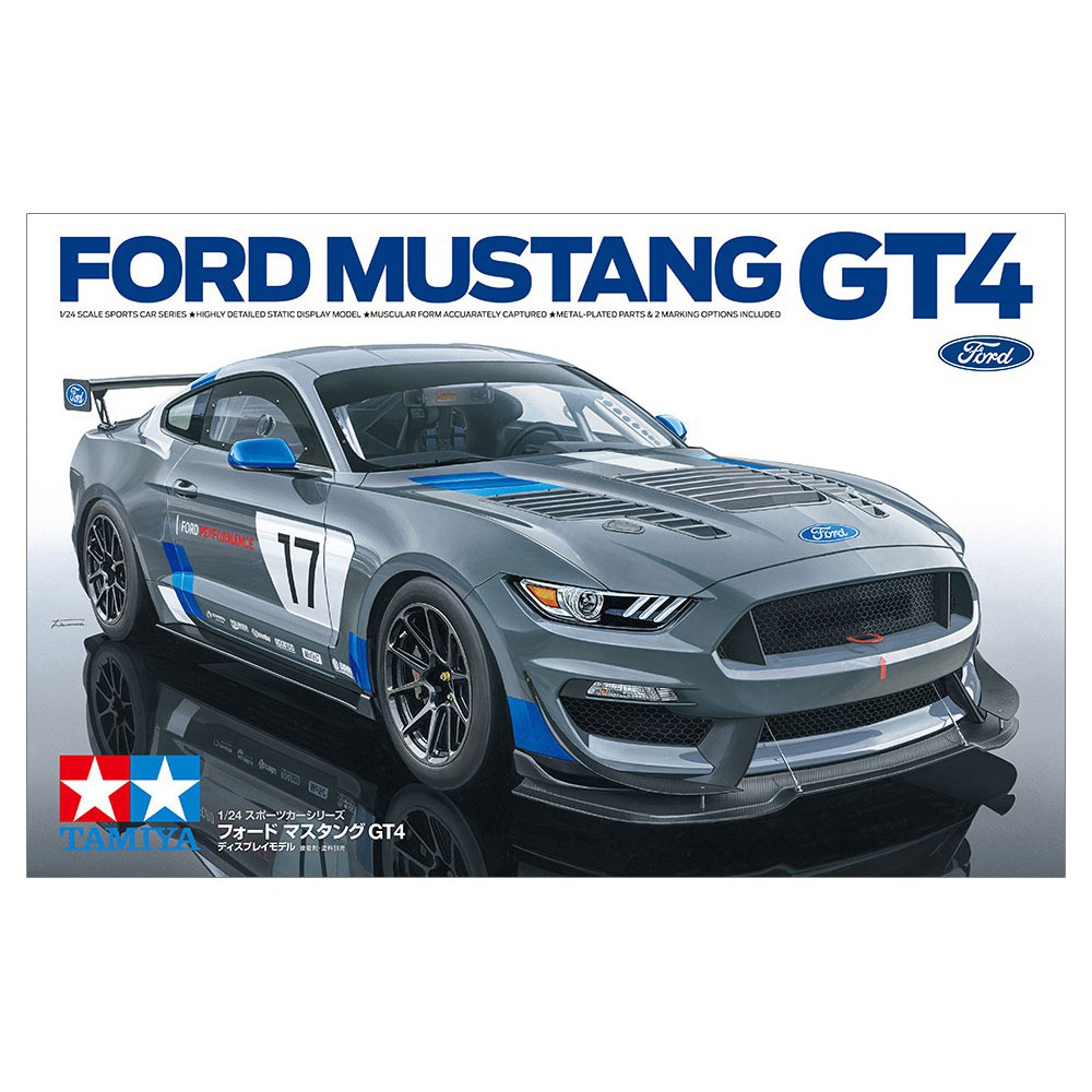 24354 Mô hình xe ô tô 1/24 SCALE FORD MUSTANG GT4  - GDC