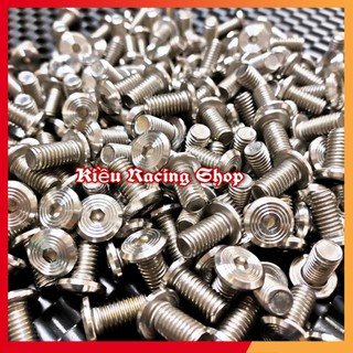 Ốc thái đầu dẹp inox304 6li12 và 6li20, 8li12 và 8li20