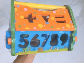 Đồ chơi thả hình, thả số đến và đập bóng cho bé