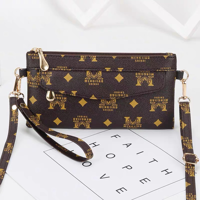 Ví nữ đẹp cầm tay đeo chéo dáng dài nhiều ngăn thời trang cao cấp hàn quốc dễ thương cute VD11