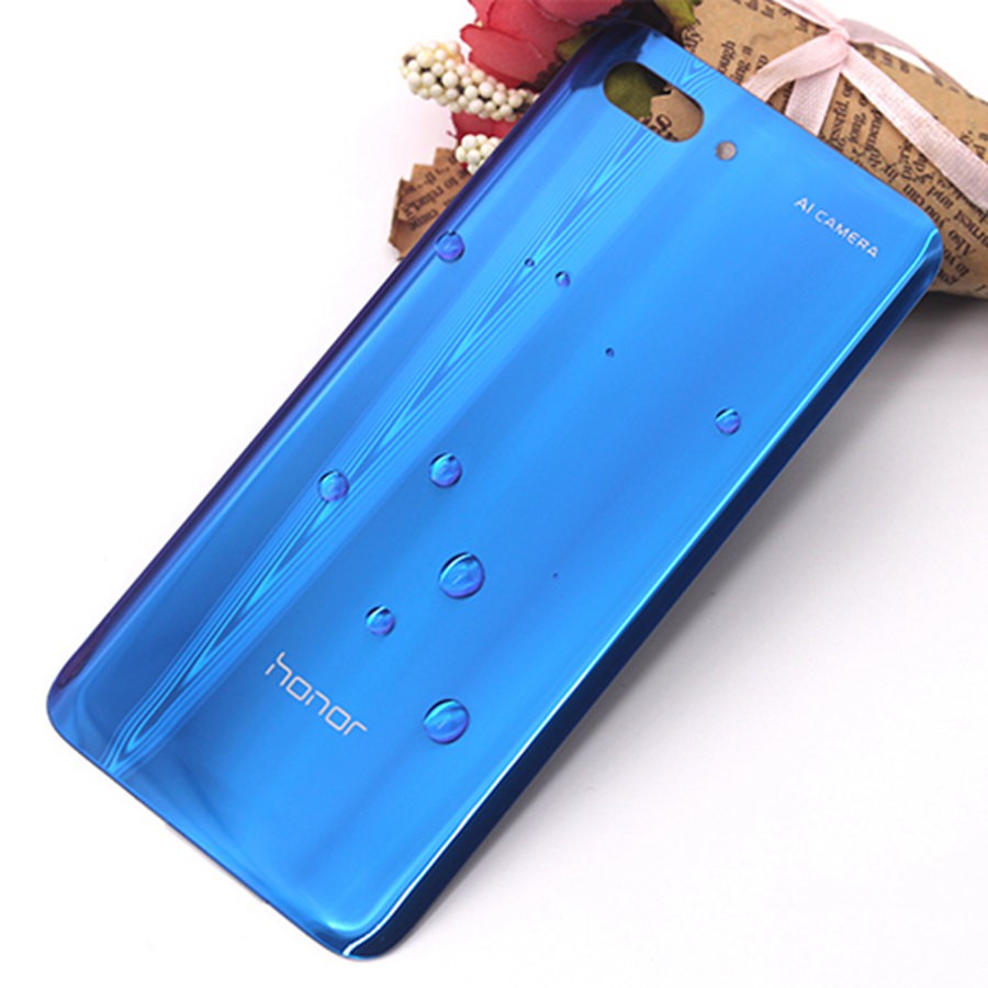 Nắp lưng Nắp pin Huawei Honor 10 Vỏ thay Huawei Honor 10 Sim Tray với ống kính máy ảnh Ốp lưng Huawei điện thoại di động chính hãng cho nắp lưng Huawei Honor 10 Mặt sau ốp lưng