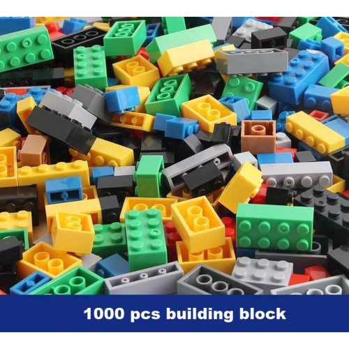 Bộ Đồ Chơi Lego Lắp Ráp 1000 Chi Tiết, Giúp Bé Tự Do Sáng Tạo Phát Triển Thông Minh