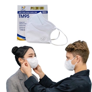 Khẩu trang 6d tuấn minh platinum - 6d n95 tuấn minh-6d tm mẫu mới nhất-hàng chính hãng công ty