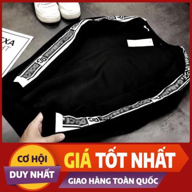 Bộ Nỉ Nam Tay Dài Mùa Đông Đẹp Chất Vải Nỉ Lót Bông Dày Dặn '