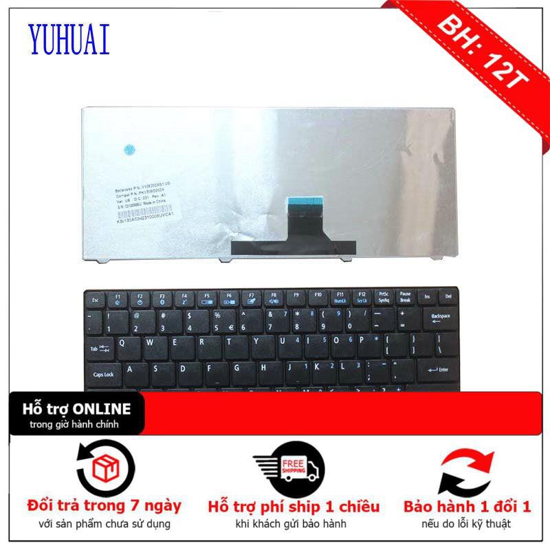 Bàn phím laptop Acer Aspire One 721 722 751 751H 752 AO752 200 201