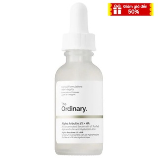 The Ordinary Tinh chất dưỡng trắng Alpha Arbutin 2% + HA