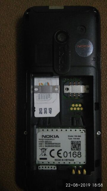 Điện thoại nokia 220, 2 sim (pin+sac)chính hãng