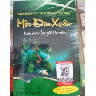 Dầu gội đen tóc Mộc Đan Xuân
