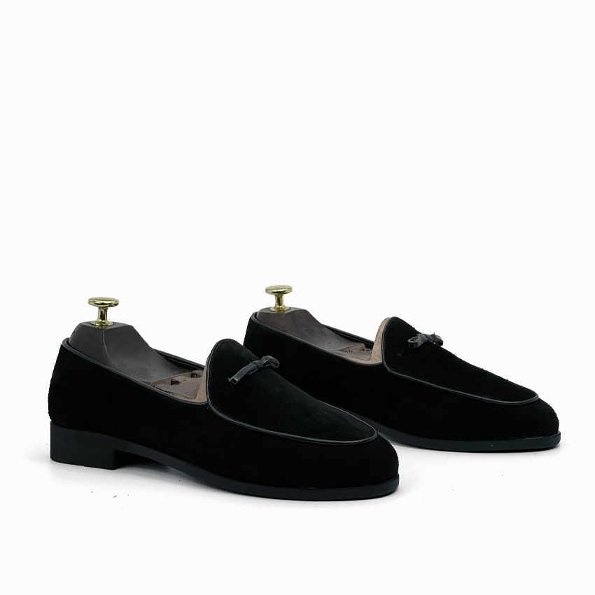 Giày lười nam kiểu dáng Belgien Loafer da bò thật bh 1 năm - Mã T140