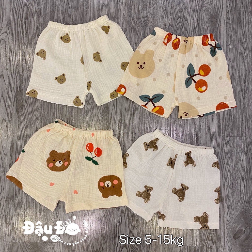 set 2 quần sợi tre cho bé