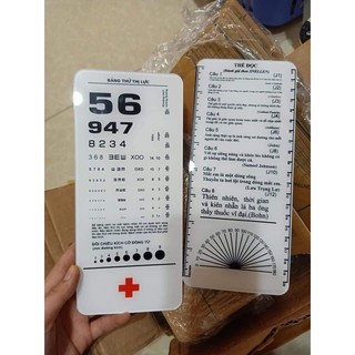 Bảng thử thị lực nhìn gần