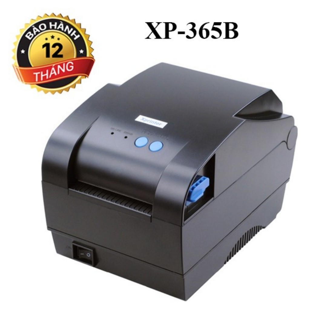 [Mã 229ELSALE hoàn 7% đơn 300K] Máy In Mã Vạch Xprinter XP-365B In Trực Tiếp Hóa Đơn Mã Vạch