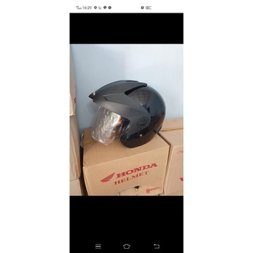 Mũ Honda 3/4 chính hãng Bảng số trước