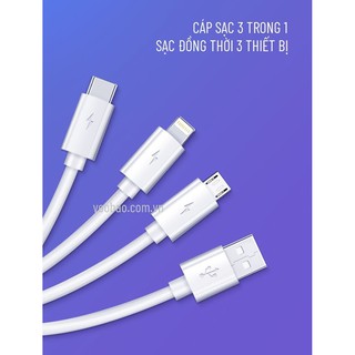 Cáp sạc 3 trong 1 yoobao yb-433